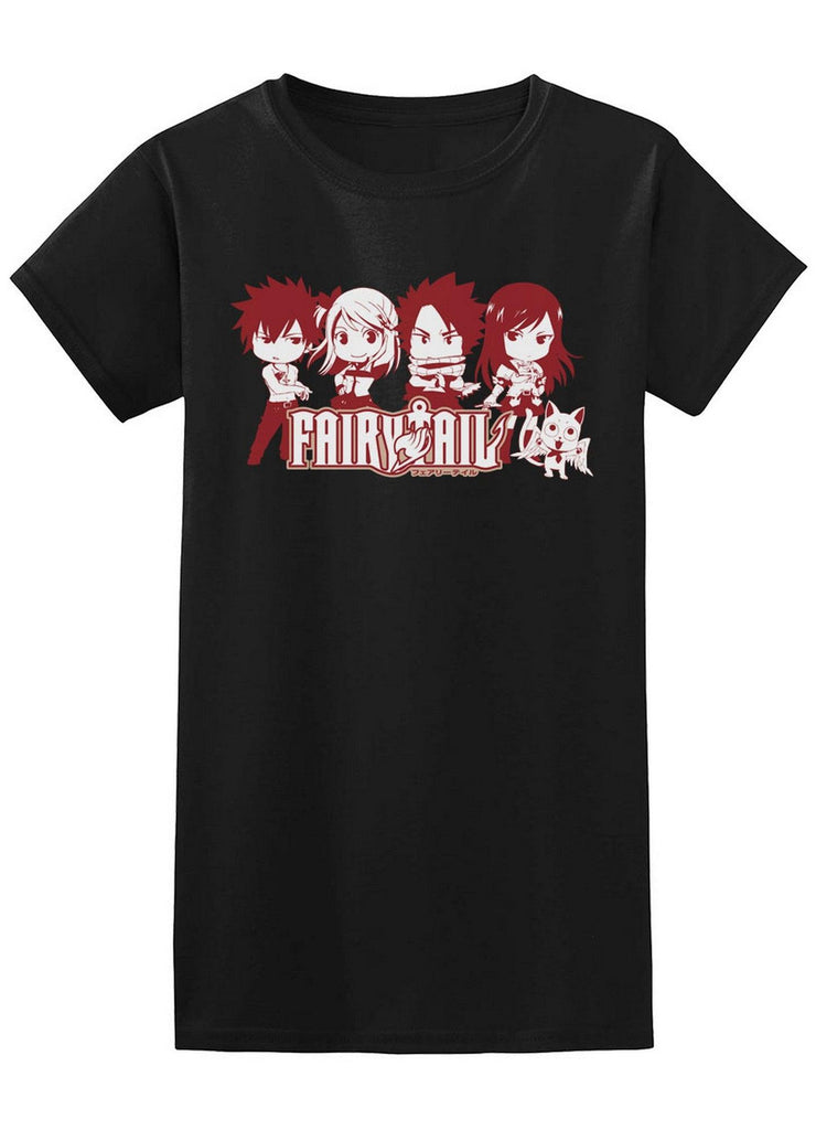 Fairy Tail - SD Group Jr Screen Print T-Shirt