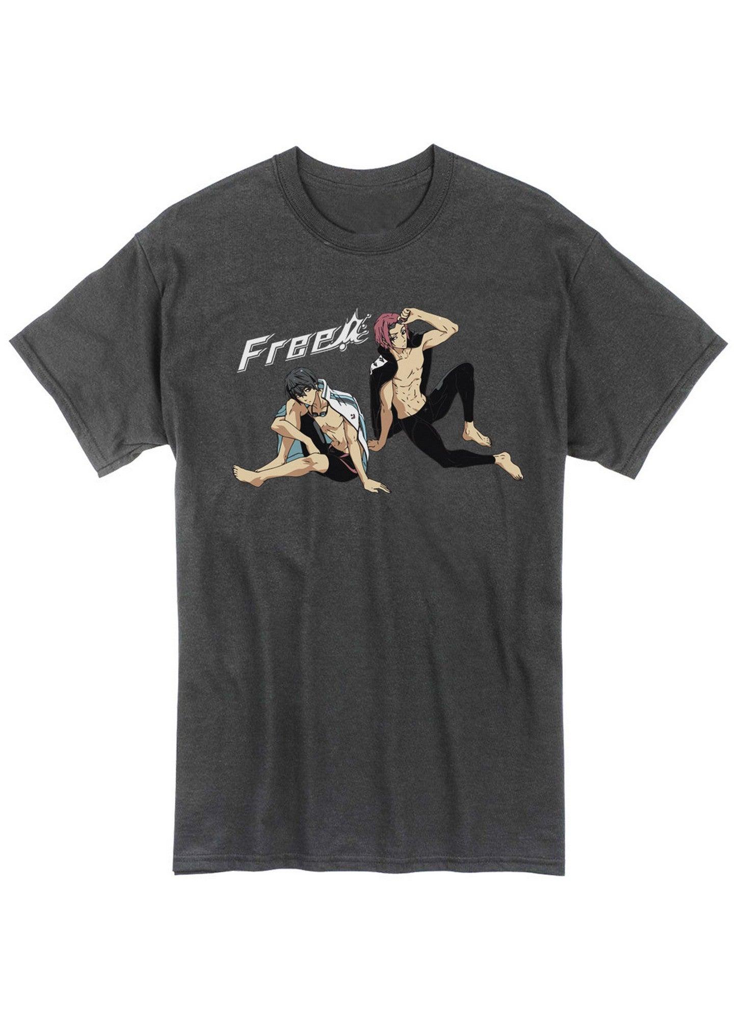 Free! - Haruka Nanase And Rei Ryuugazaki Men's Screen Print T-Shirt