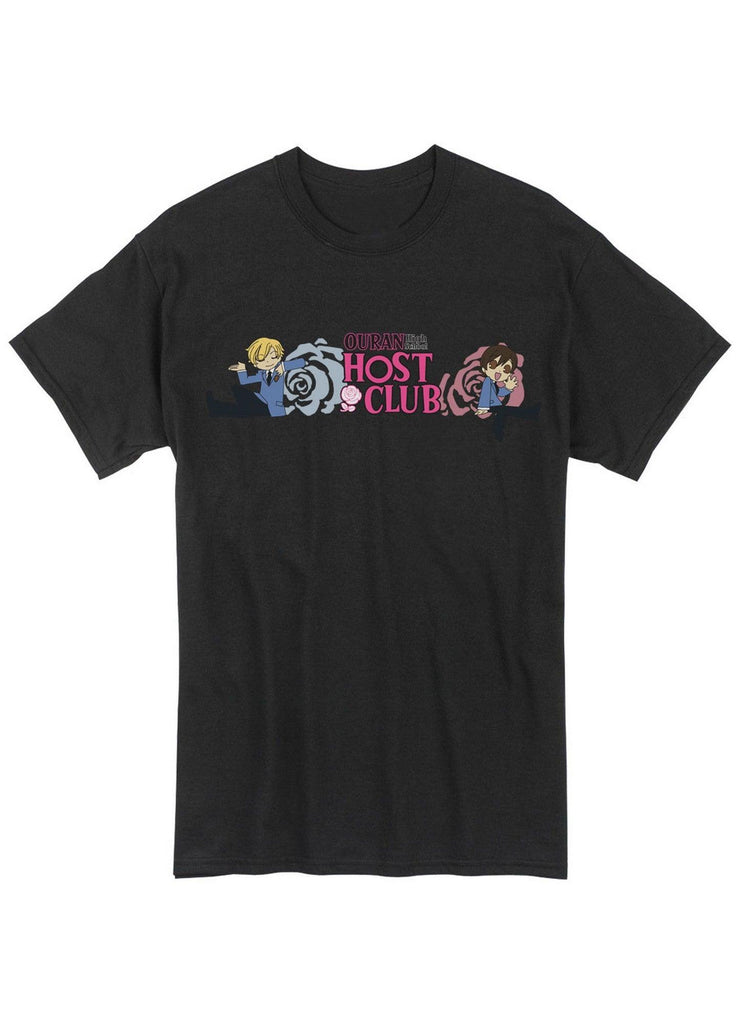 Ouran High School Host Club - SD Haruhi Fujioka And Tamaki Suoh Men's Screen Print T-Shirt