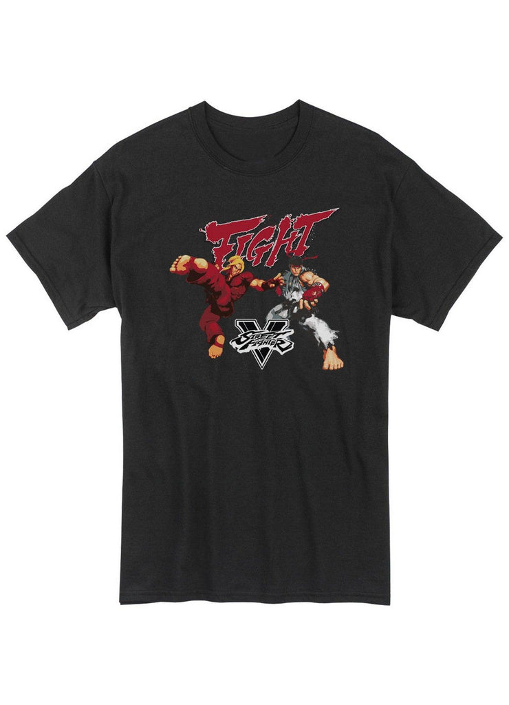 Street Fighter V - Ryu & Ken Masters Men's Screen Print T-Shirt