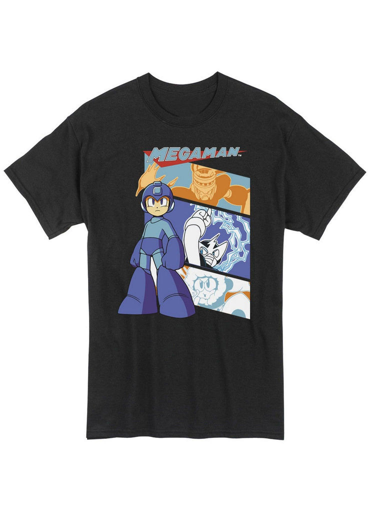 Mega Man - Mega Man And Bosses Men's Screen Print T-Shirt