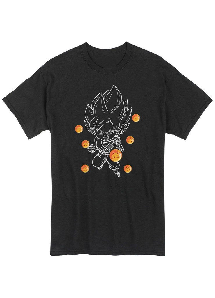 Dragon Ball Super - SD Super Saiyan Son Goku Men's Screen Print T-Shirt