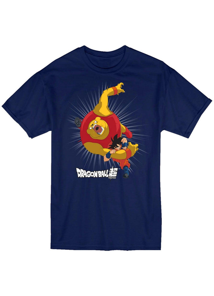 Dragon Ball Super - Son Goku Vs Botamo Screen Print Men's T-Shirt