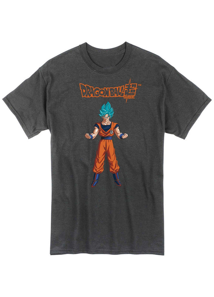 Dragon Ball Super - Super Saiyan Blue Son Goku Screen Print Men's T-Shirt