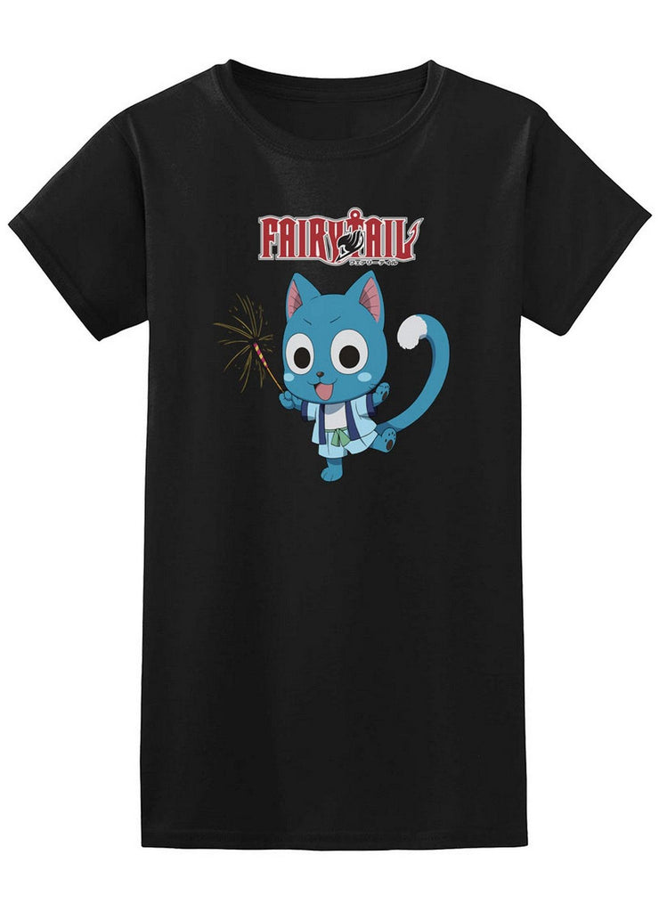 Fairy Tail - Happy Sparks Jrs T-Shirt