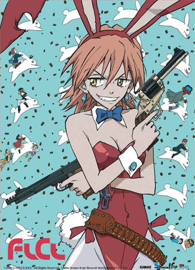 FLCL - Haruko Haruhara Bunny Wall Scroll - Great Eastern Entertainment