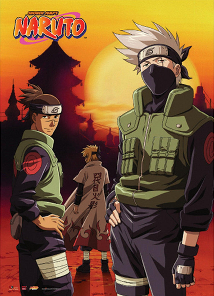 Naruto - Kakashi Hatake & Iruka Umino Wall Scroll - Great Eastern Entertainment