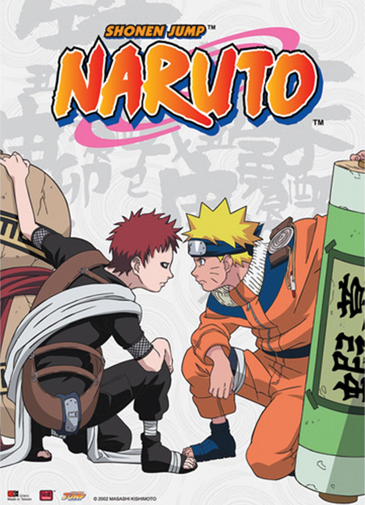 Naruto - Naruto Uzumaki Vs Gaara Wall Scroll - Great Eastern Entertainment
