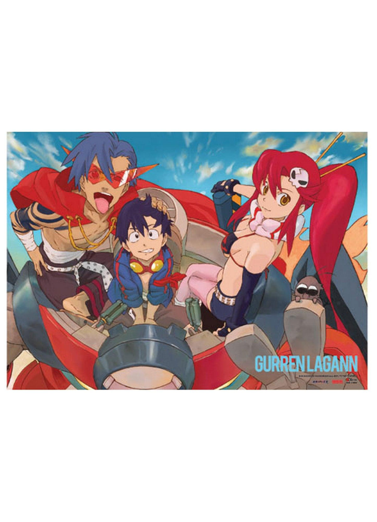 Gurren Lagann - Simon & Champion Wall Scroll - Great Eastern Entertainment