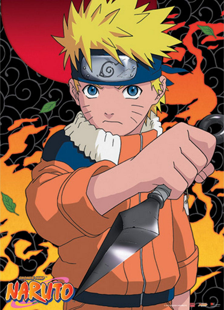 Naruto - Naruto Uzumaki Wall Scroll - Great Eastern Entertainment